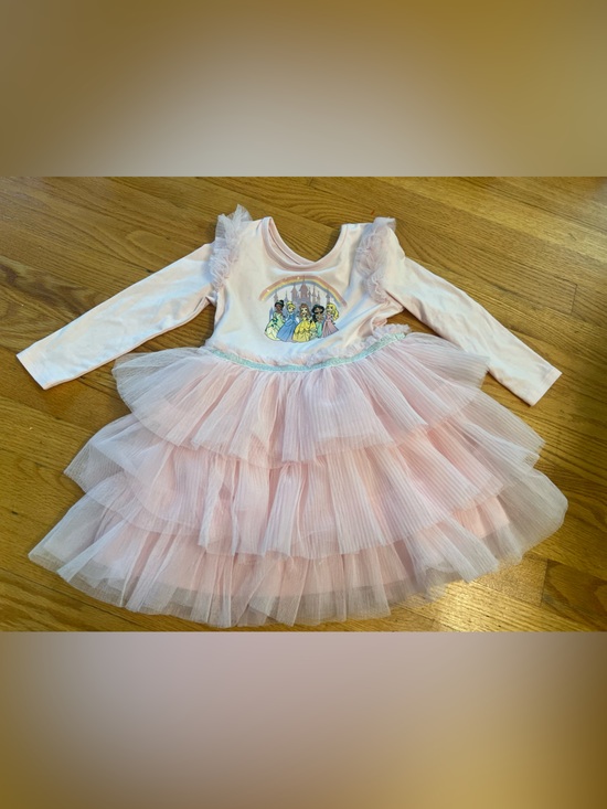Disney Other - Disney Pink Princess Tulle Dress with Character Print